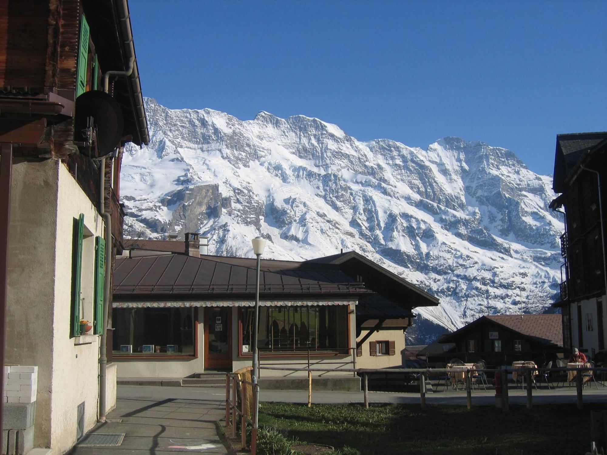Ferienwohnung Alte Baeckerei Mürren Esterno foto